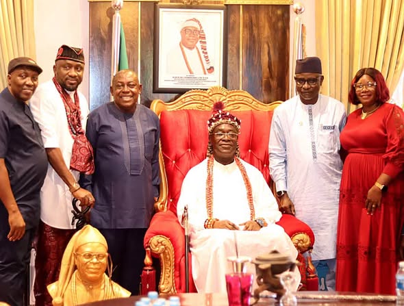 SSANU National President Leads NAC Members on Courtesy Visit to Oku Ibom Ibibio